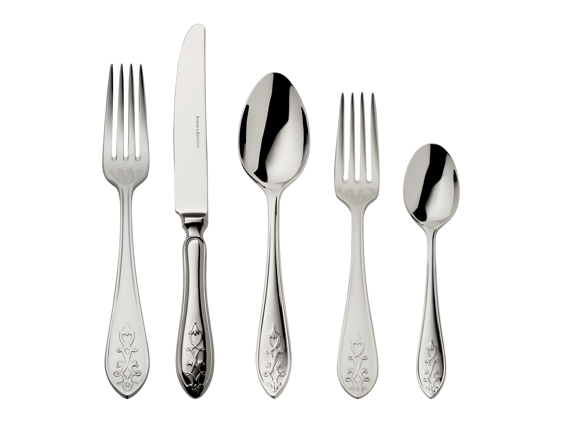 Jardin 5-piece place setting (18/8 stainless steel)
