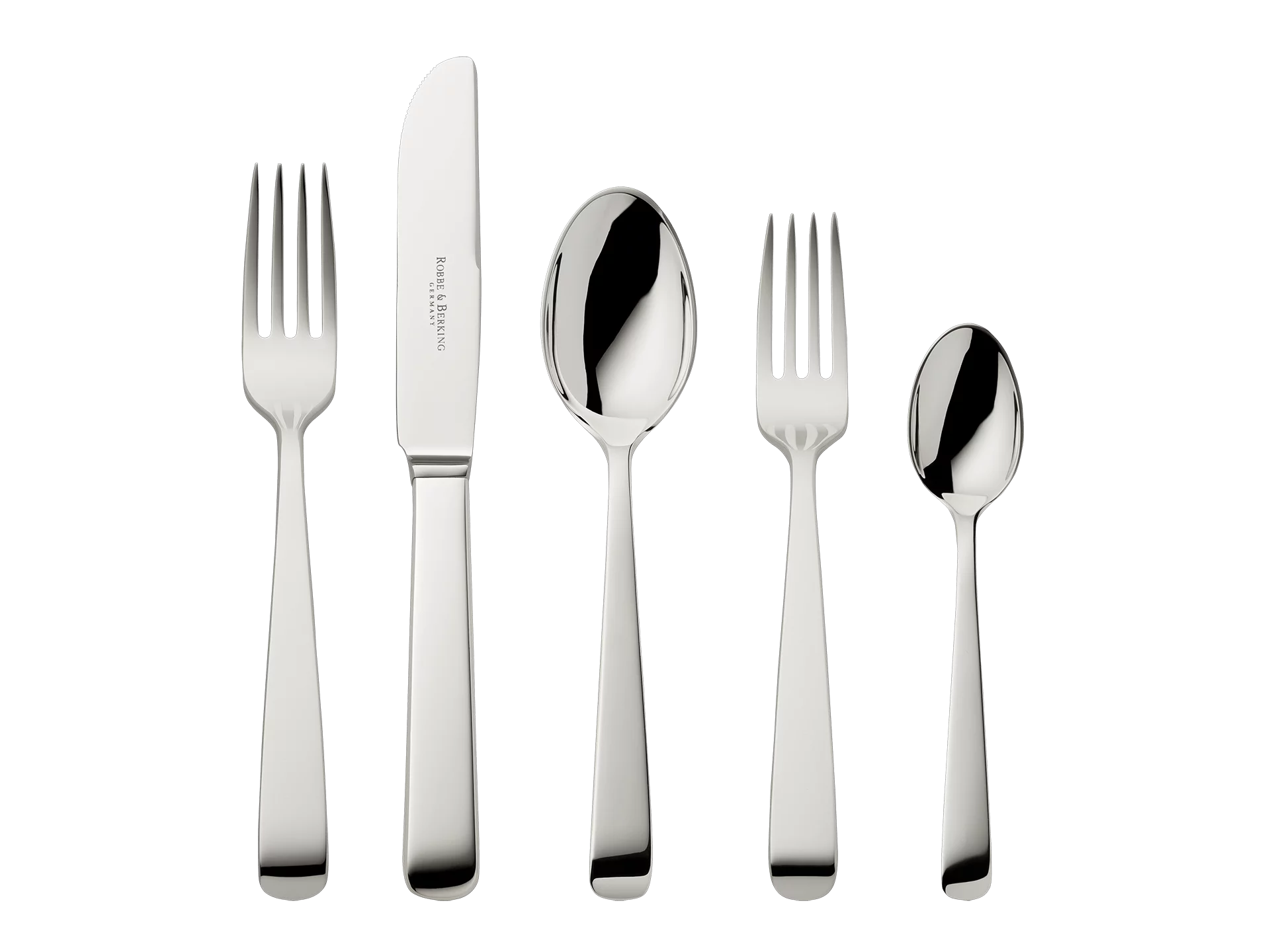 Alta 5-piece place setting (150g massive silverplated)