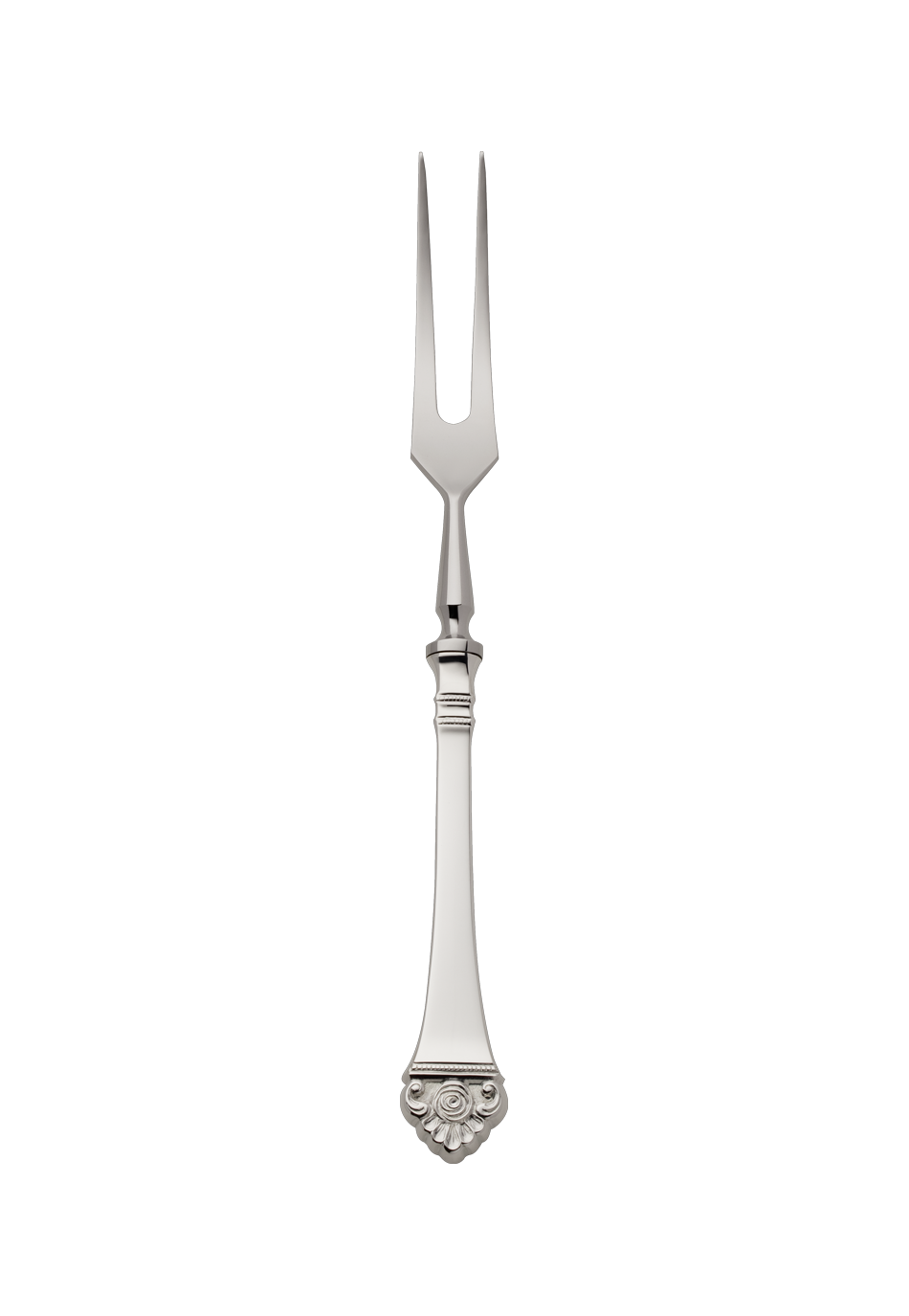Rosenmuster Carving Fork (150g massive silverplated)