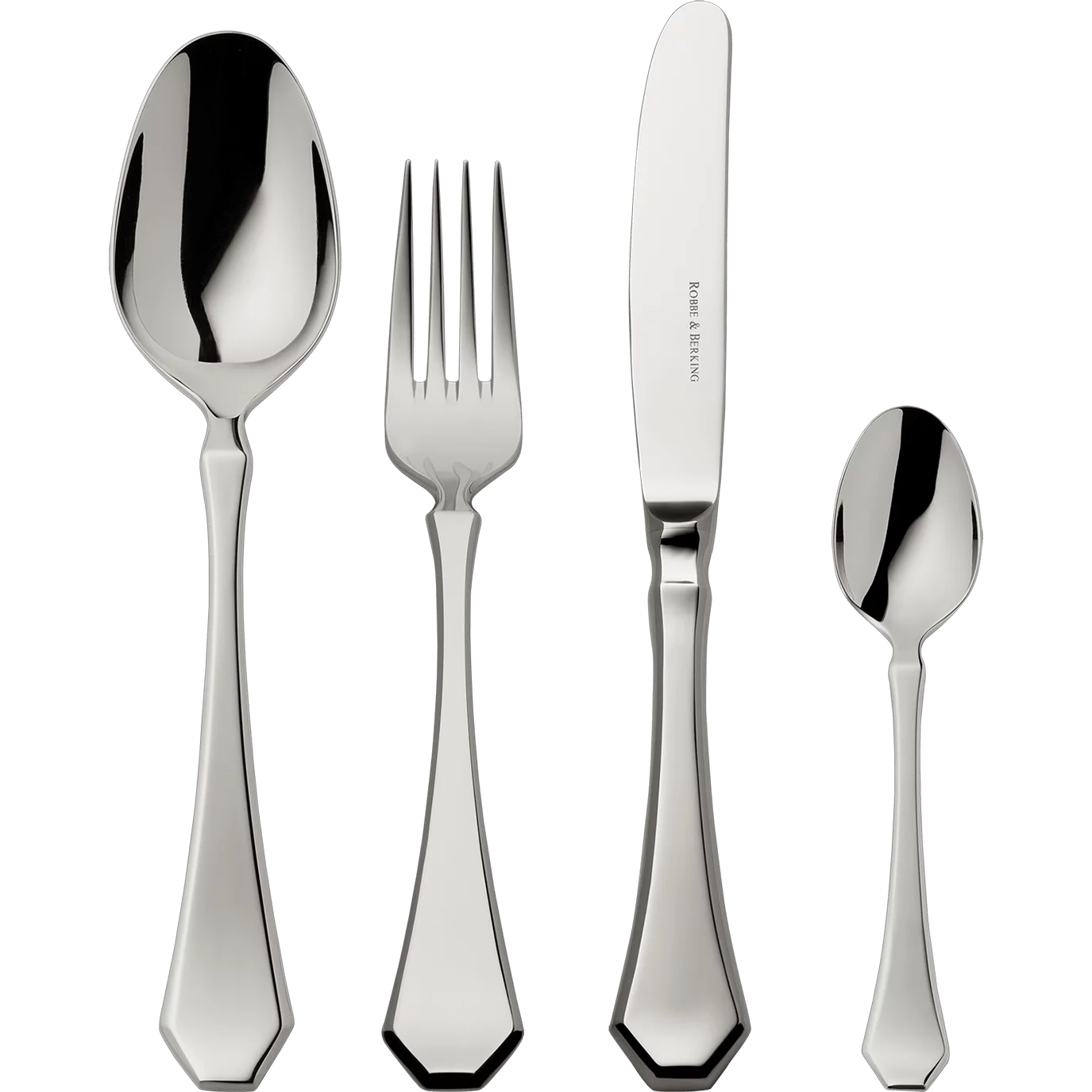 Baltic 4-piece set (18/8 stainless steel)