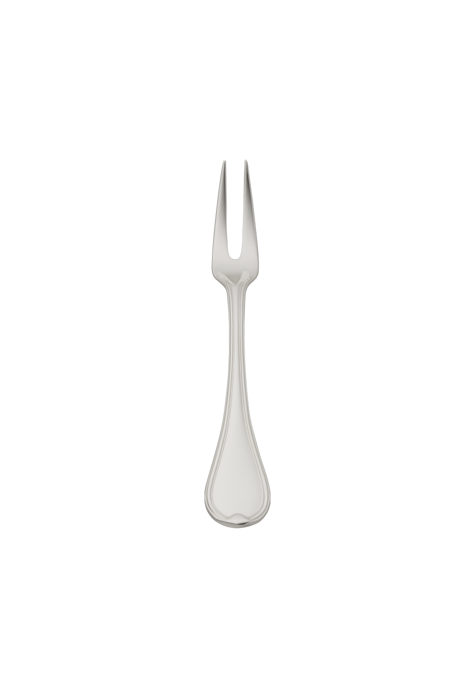 Classic-Faden Meat Fork, large (150g massive silverplated)