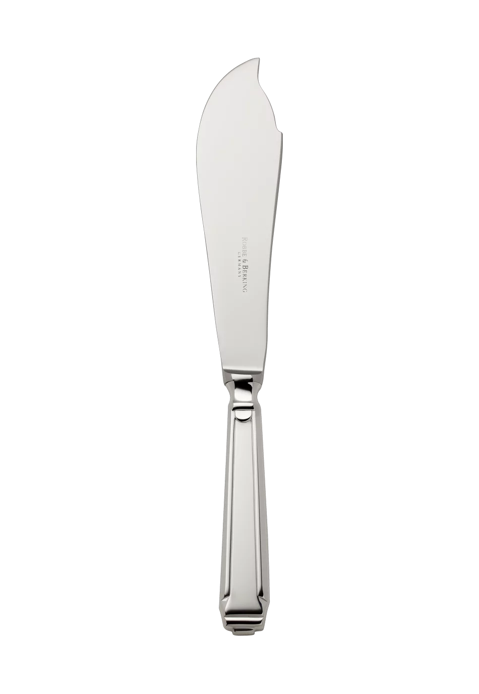 Art Deco Tart Knife (150g massive silverplated)