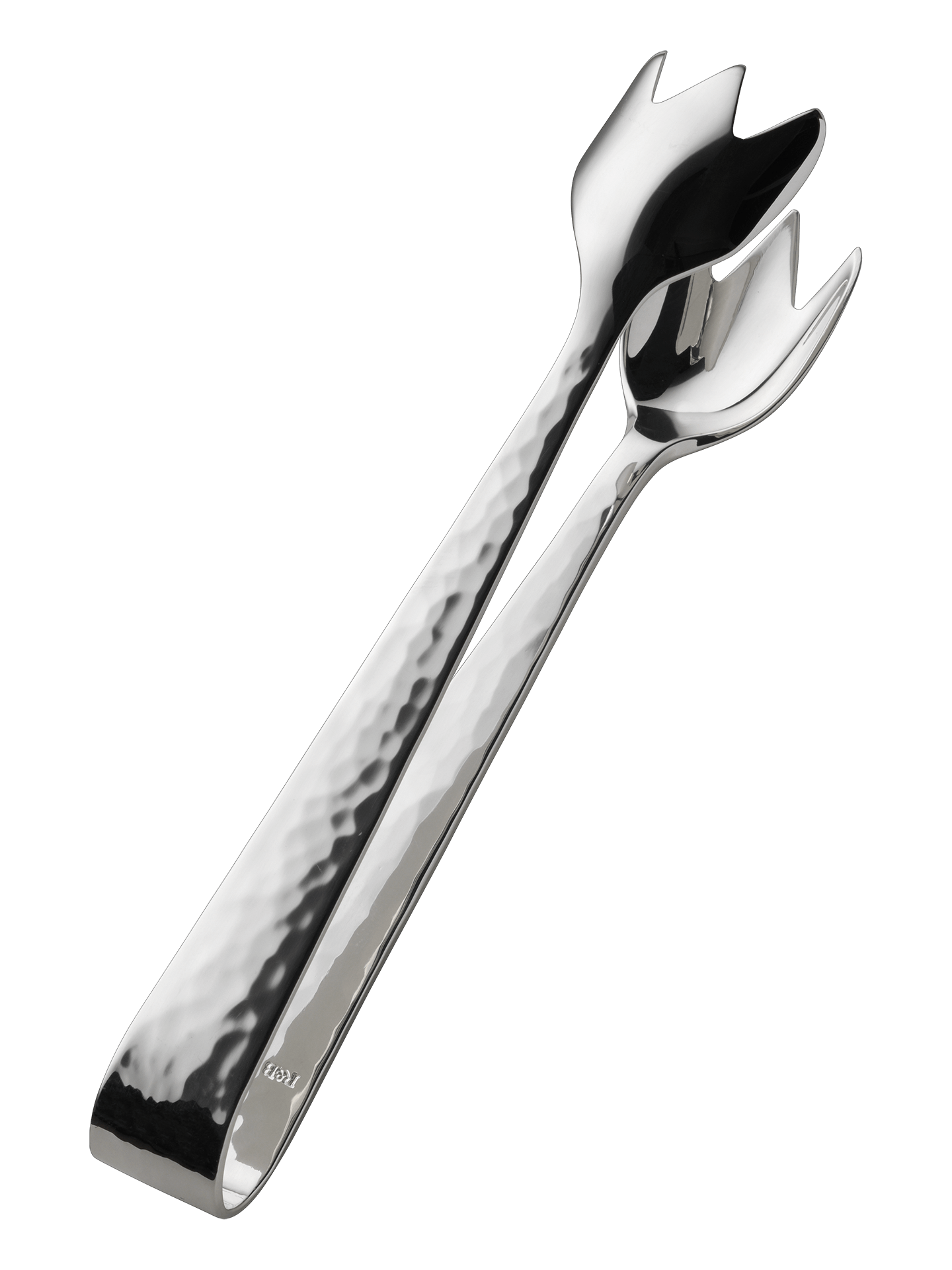 Martelé Ice tongs (150g massive silverplated)