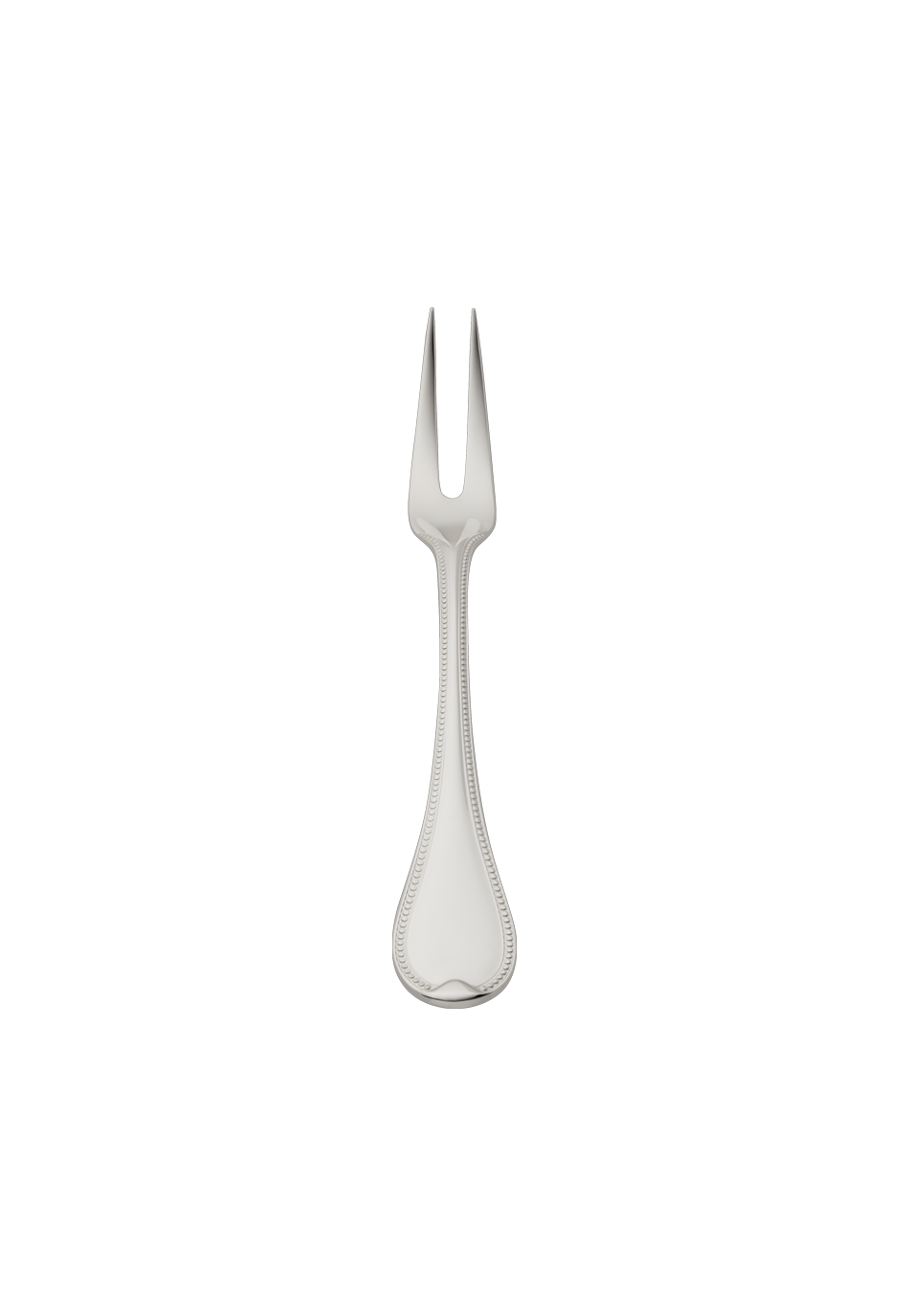 Franz. Perl Meat Fork, large (925 Sterling Silver)
