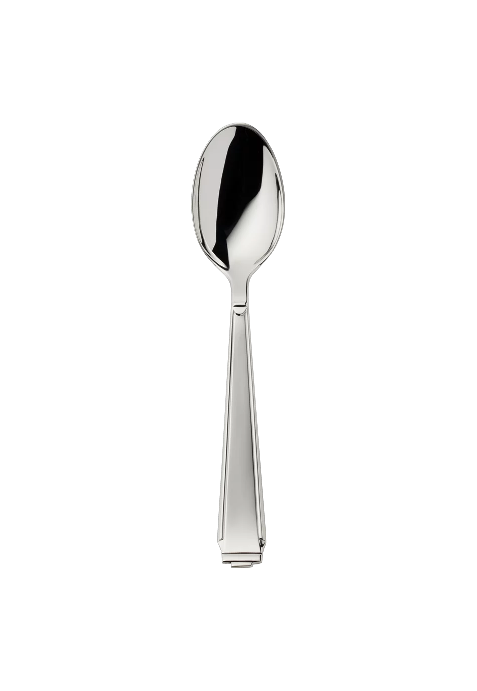 Art Deco Dessert Spoon (150g massive silverplated)