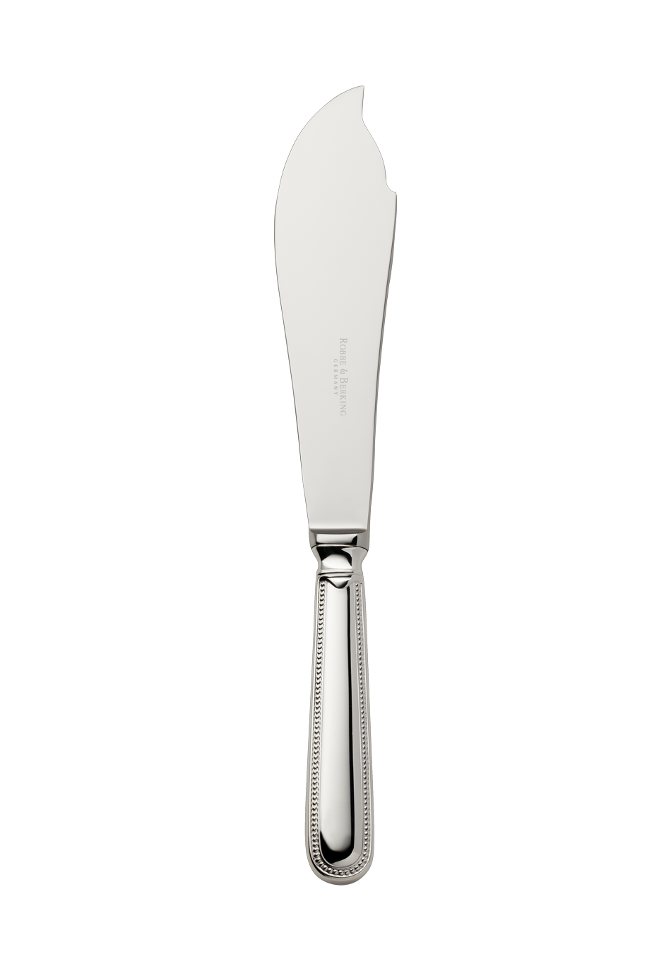 Französisch-Perl Tortenmesser (150g massiv versilbert)
