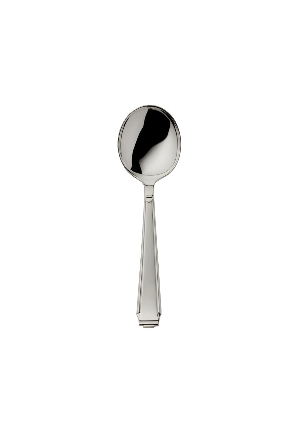 Art Deco Cream Spoon (Broth Spoon) (150g massive silverplated)
