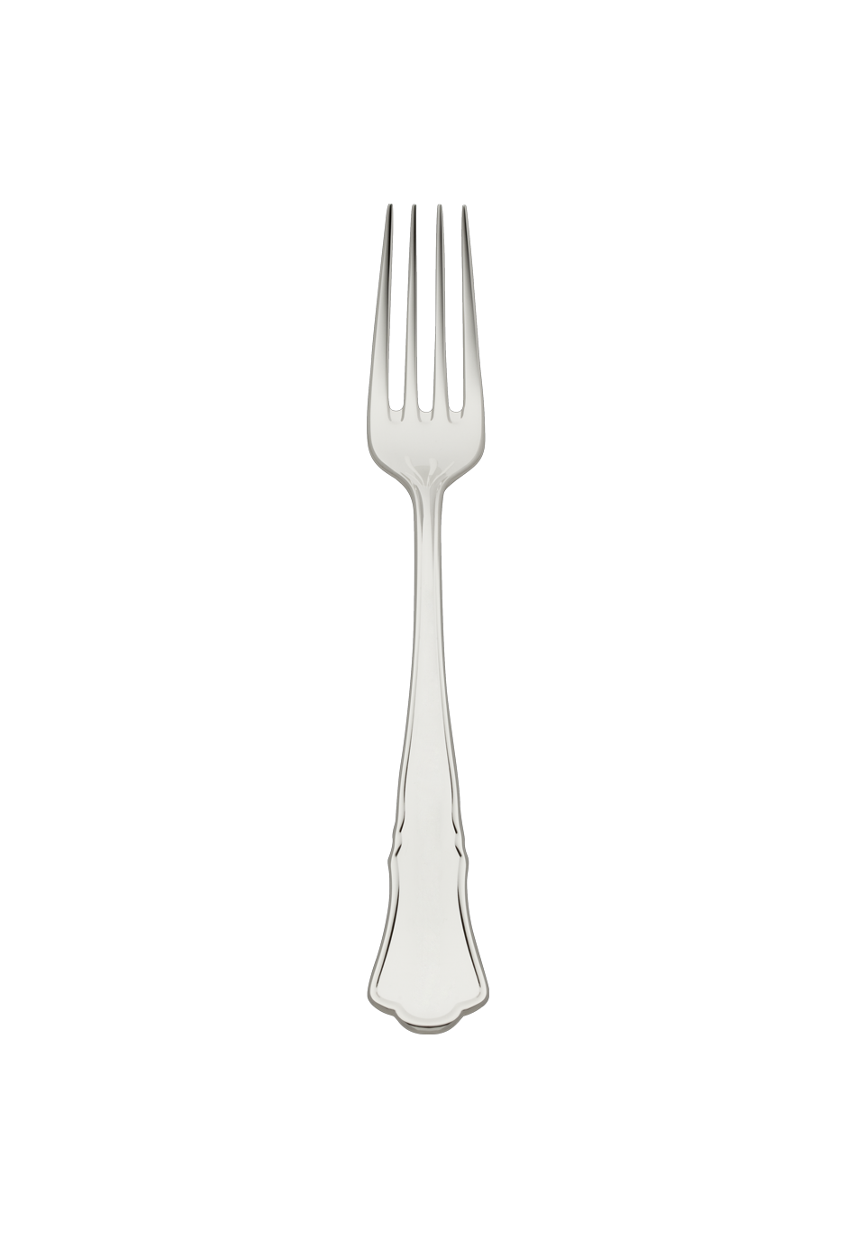 Alt-Chippendale Menu Fork (150g massive silverplated)