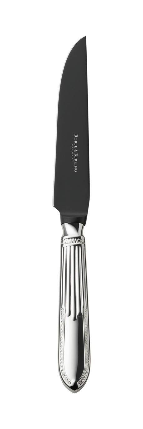 Belvedere Steakmesser Frozen Black (150g massiv versilbert)
