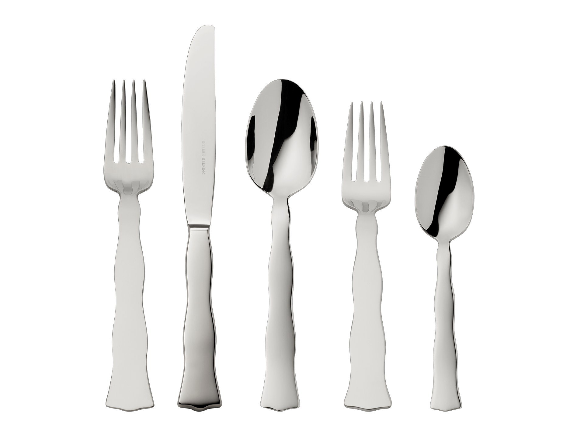 Lago 5-piece place setting (18/8 stainless steel)