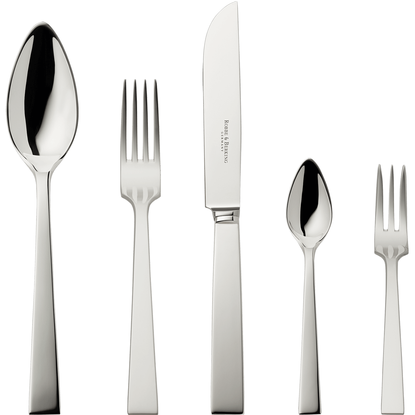 Riva 5-piece place setting (925 Sterling Silver)
