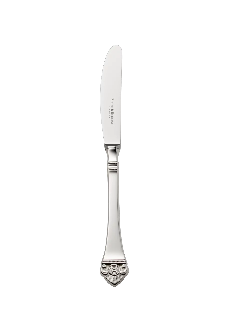Rosenmuster Menu Knife (150g massive silverplated)