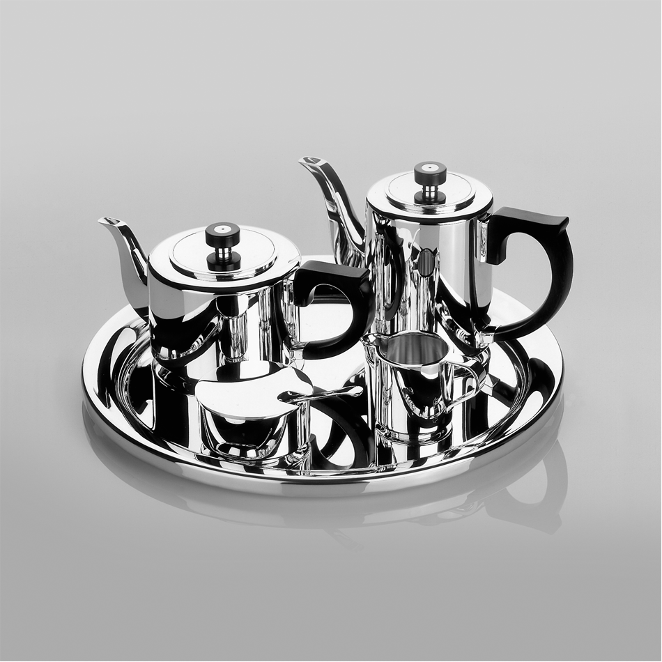 Alta Mocha and Tea set 4-pieces (90g silverplated)