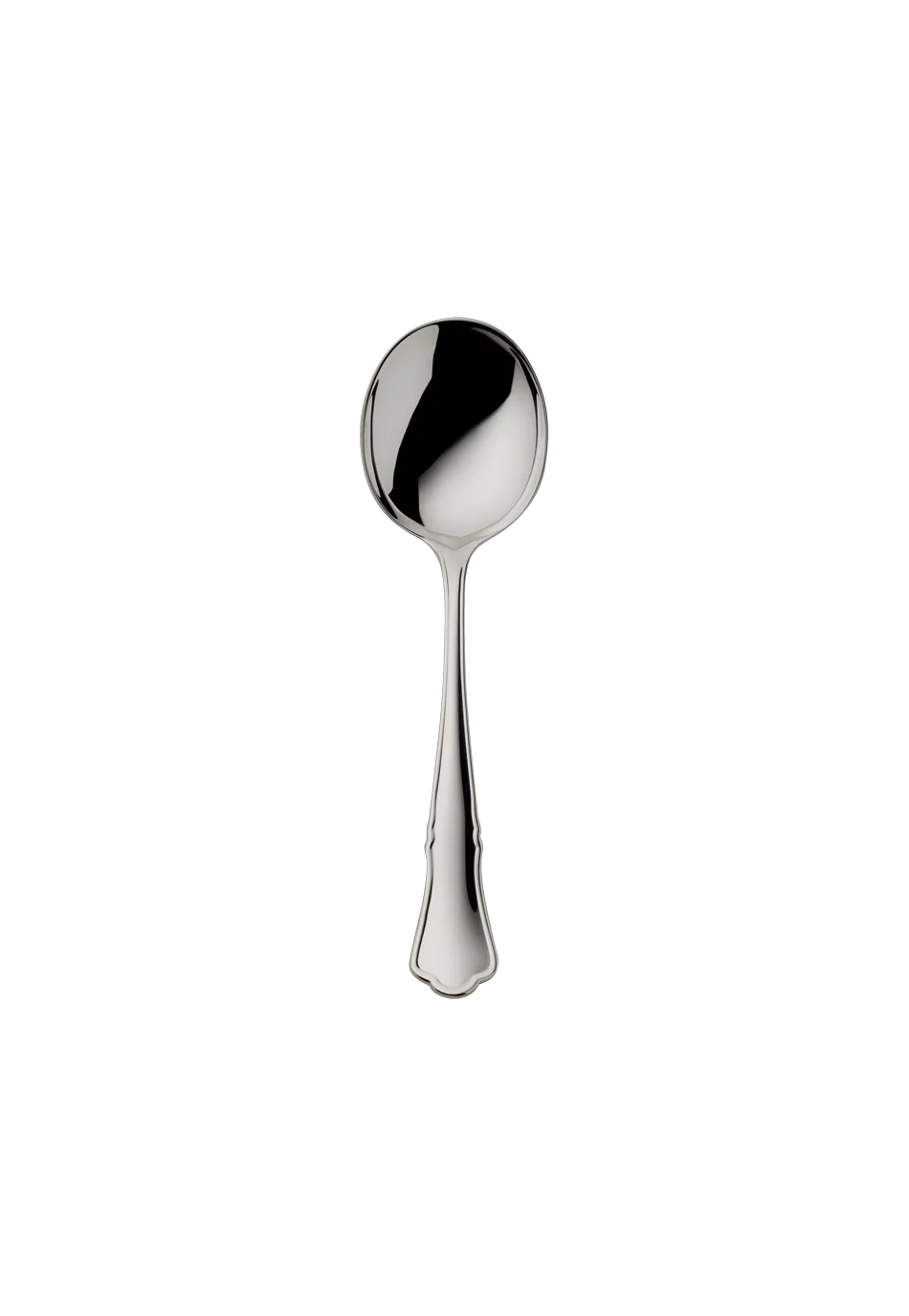 Alt-Chippendale Cream Spoon (Broth Spoon) (150g massive silverplated)