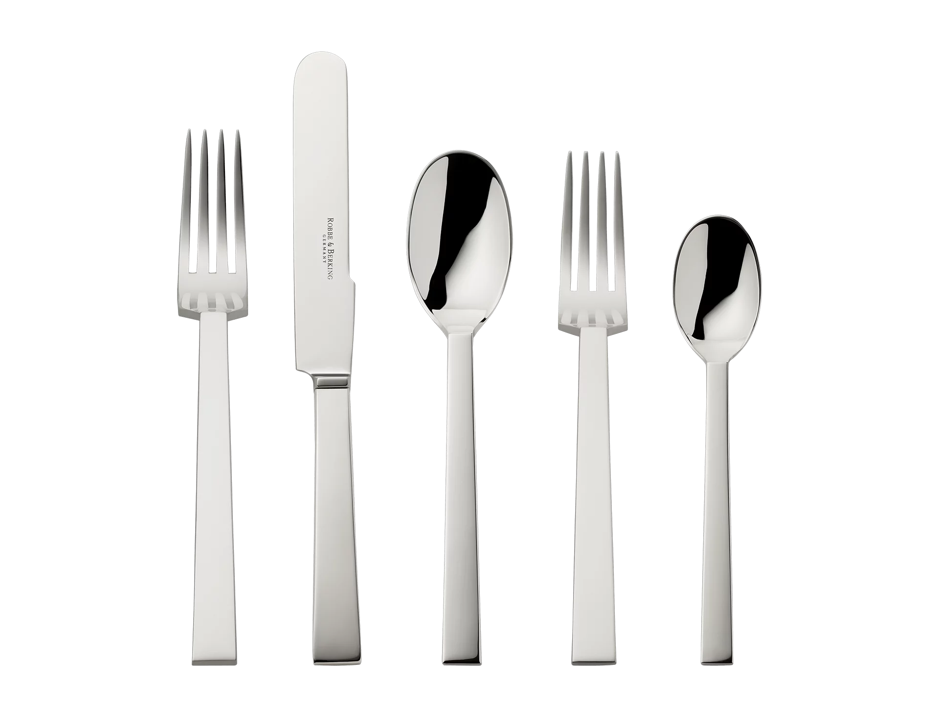 Sphinx 5-piece place setting (150g massive silverplated)