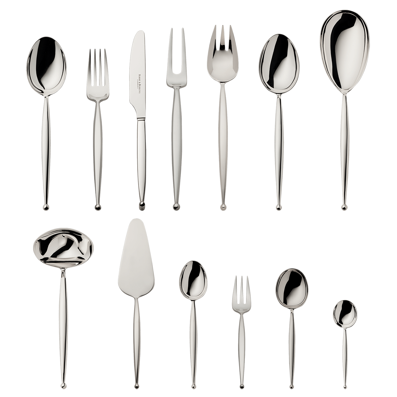 Gio 69-piece set (925 Sterling Silver)