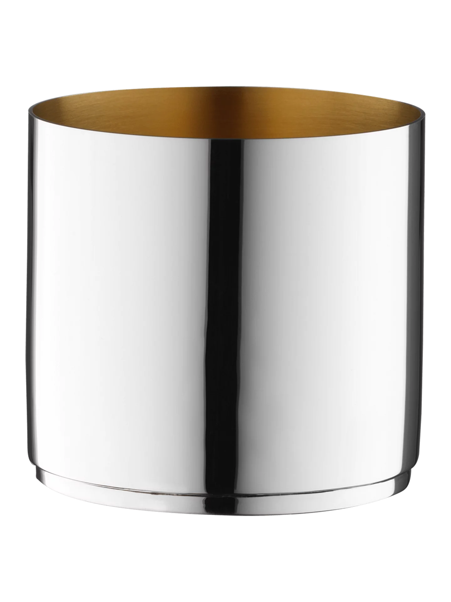 Dante Whiskey tumbler, inside gold (90g silverplated, gold-plated inside)