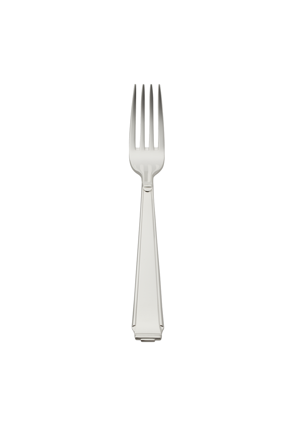 Art Deco Dessert Fork (150g massive silverplated)
