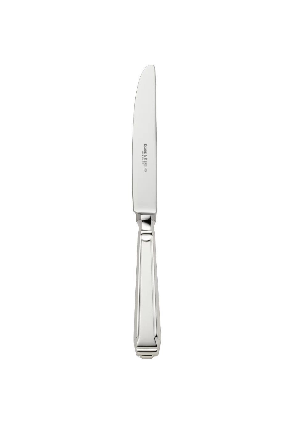 Art Deco Dessert Knife (150g massive silverplated)