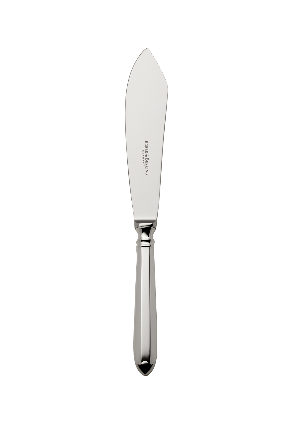 Navette Tart Knife (150g massive silverplated)
