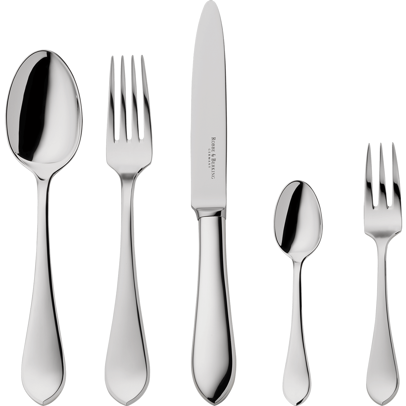Eclipse 5-piece place setting (925 Sterling Silver)