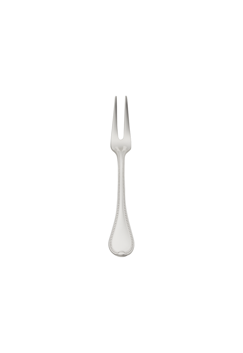Franz. Perl Meat Fork, small (150g massive silverplated)