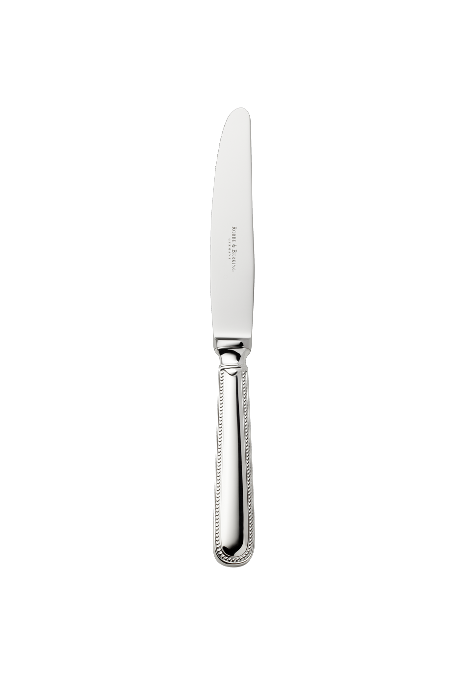Französisch-Perl Dessert Knife (150g massive silverplated)