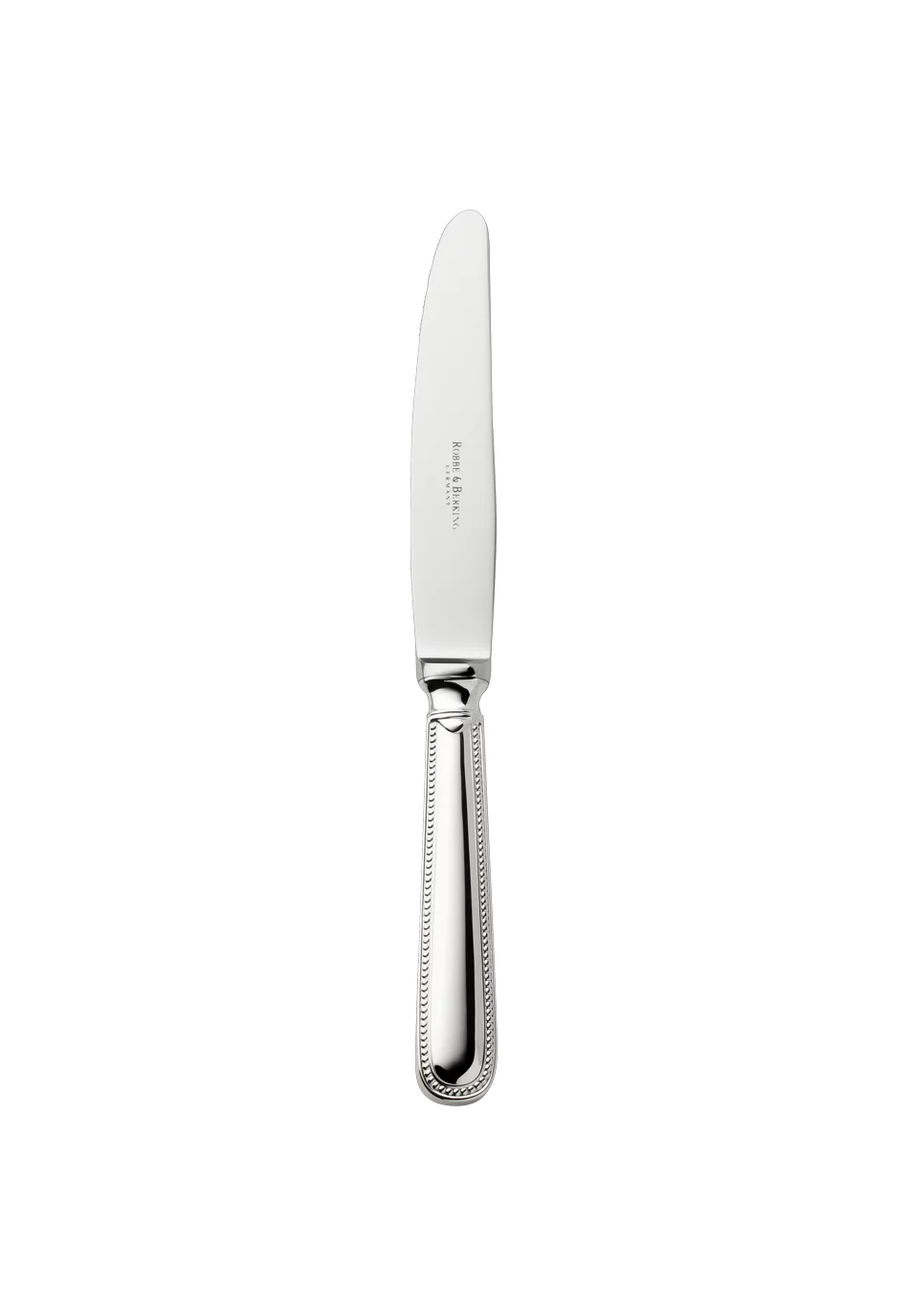 Französisch-Perl Dessert Knife (150g massive silverplated)