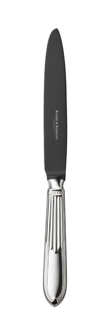 Belvedere Menu Knife Frozen Black (150g massive silverplated) 