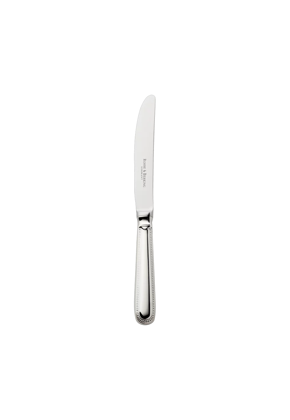 Französisch-Perl Cake Knife / Fruit Knife (150g massive silverplated)