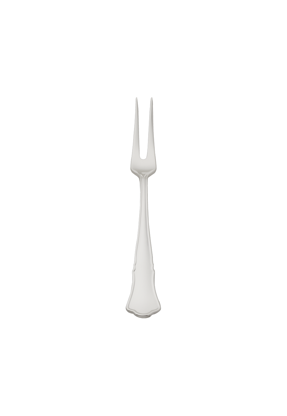 Alt-Chippendale Meat Fork, large (150g massive silverplated)