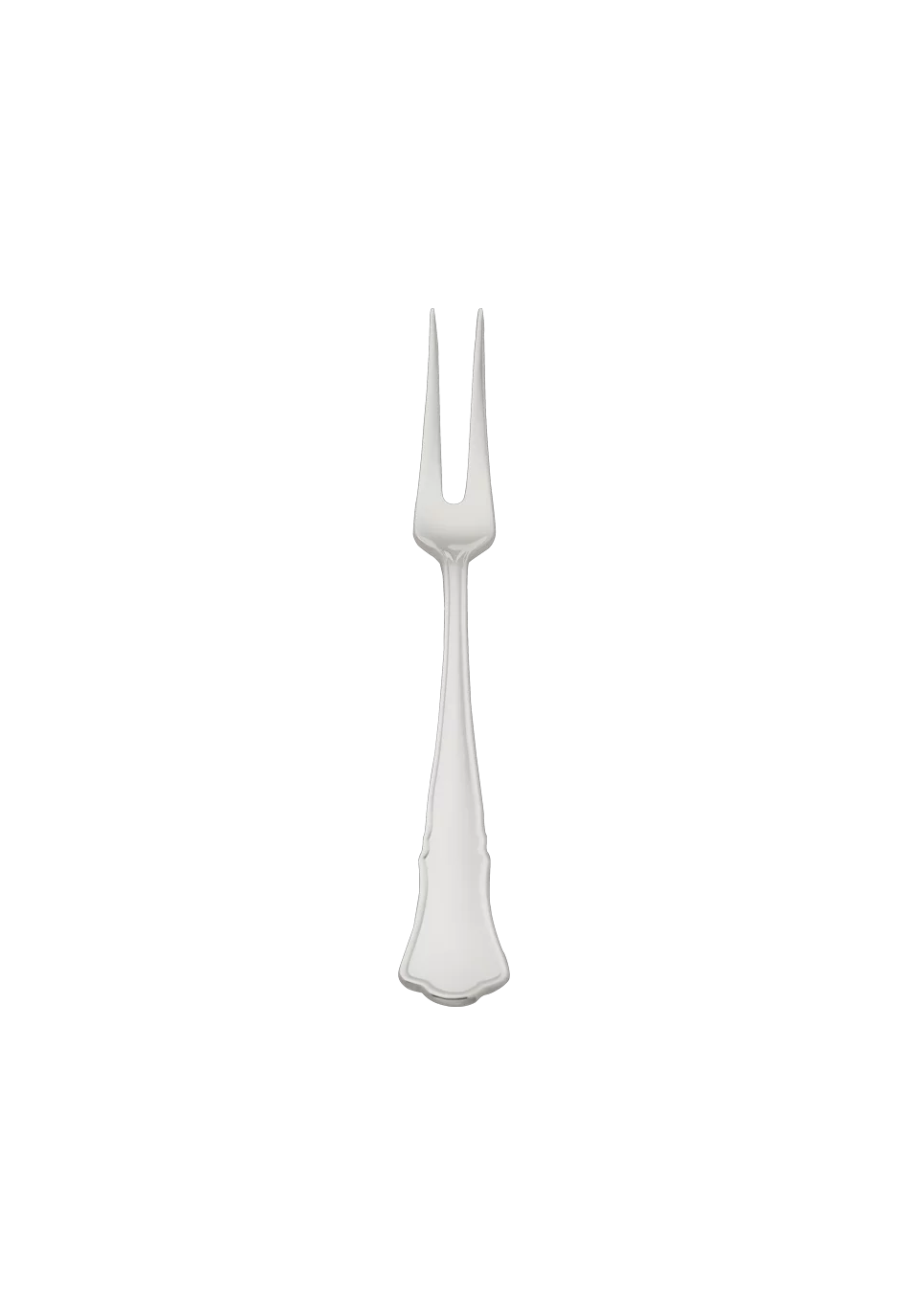 Alt-Chippendale Meat Fork, large (150g massive silverplated)