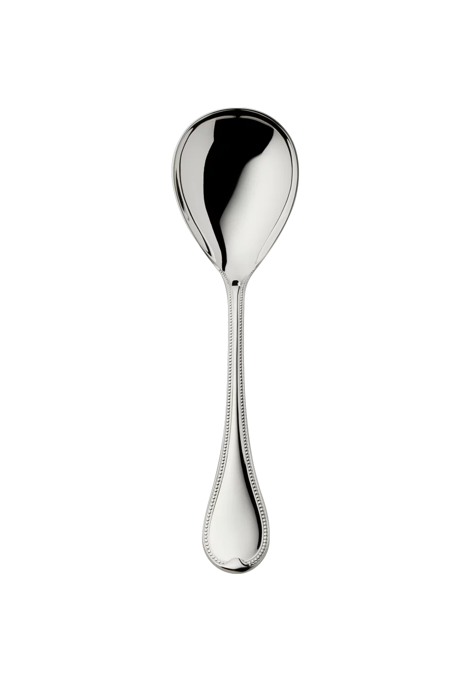Französisch-Perl Compote/Salad Serving Spoon, large (150g massive silverplated)