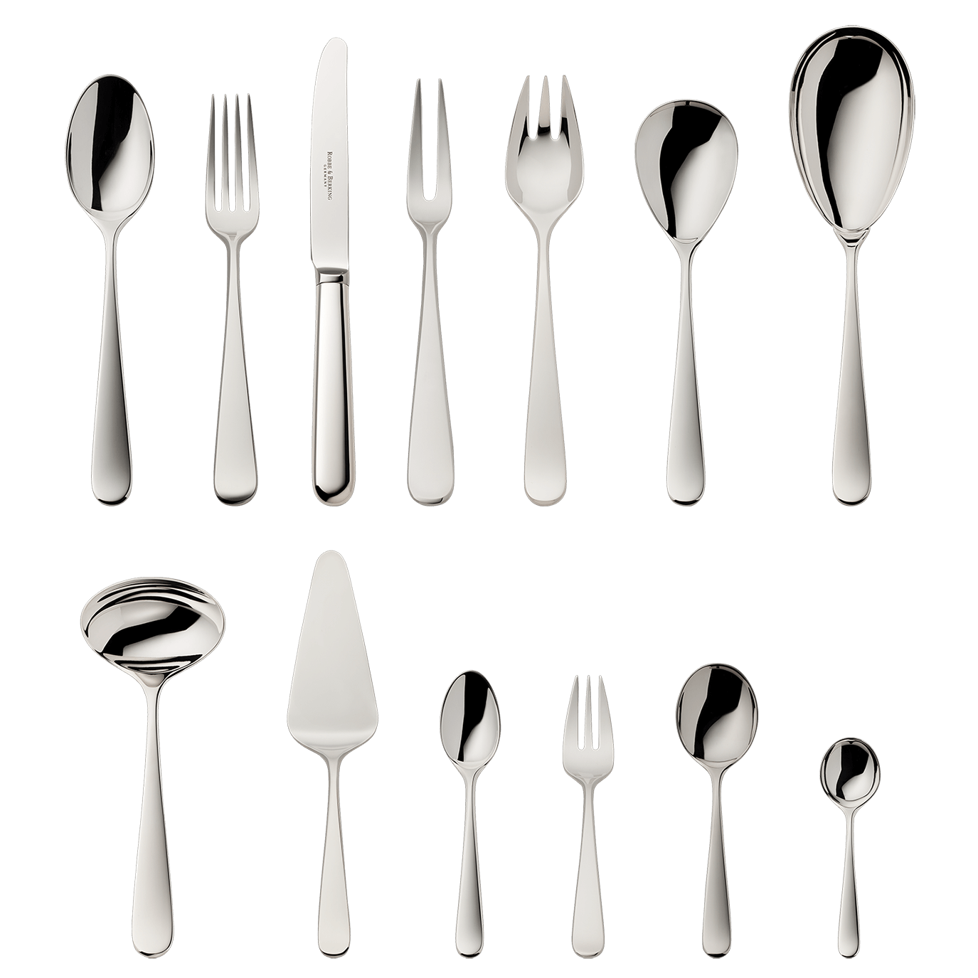 Dante 69-piece set (150g massive silverplated)