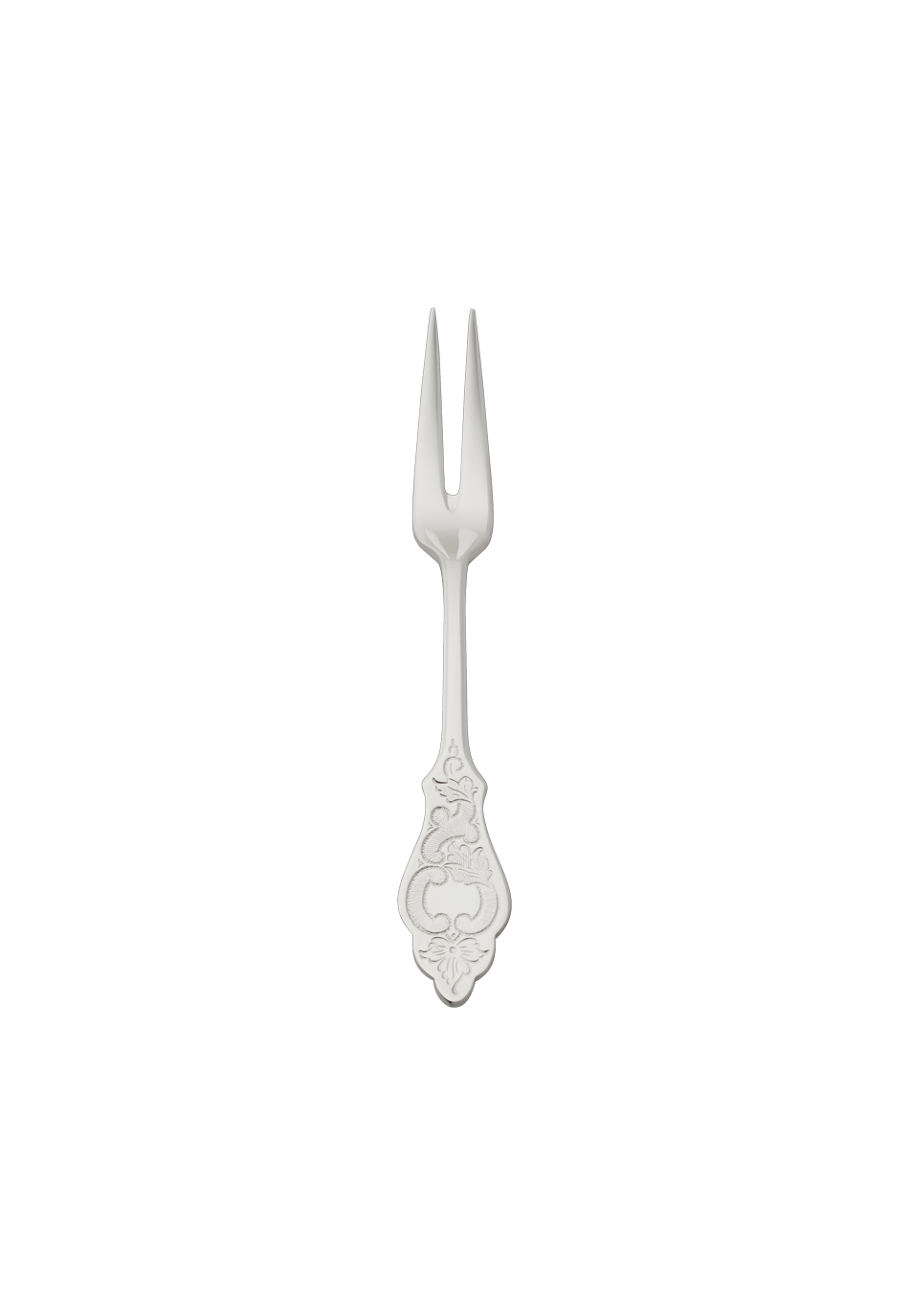 Ostfriesen Meat Fork, large (150g massive silverplated)