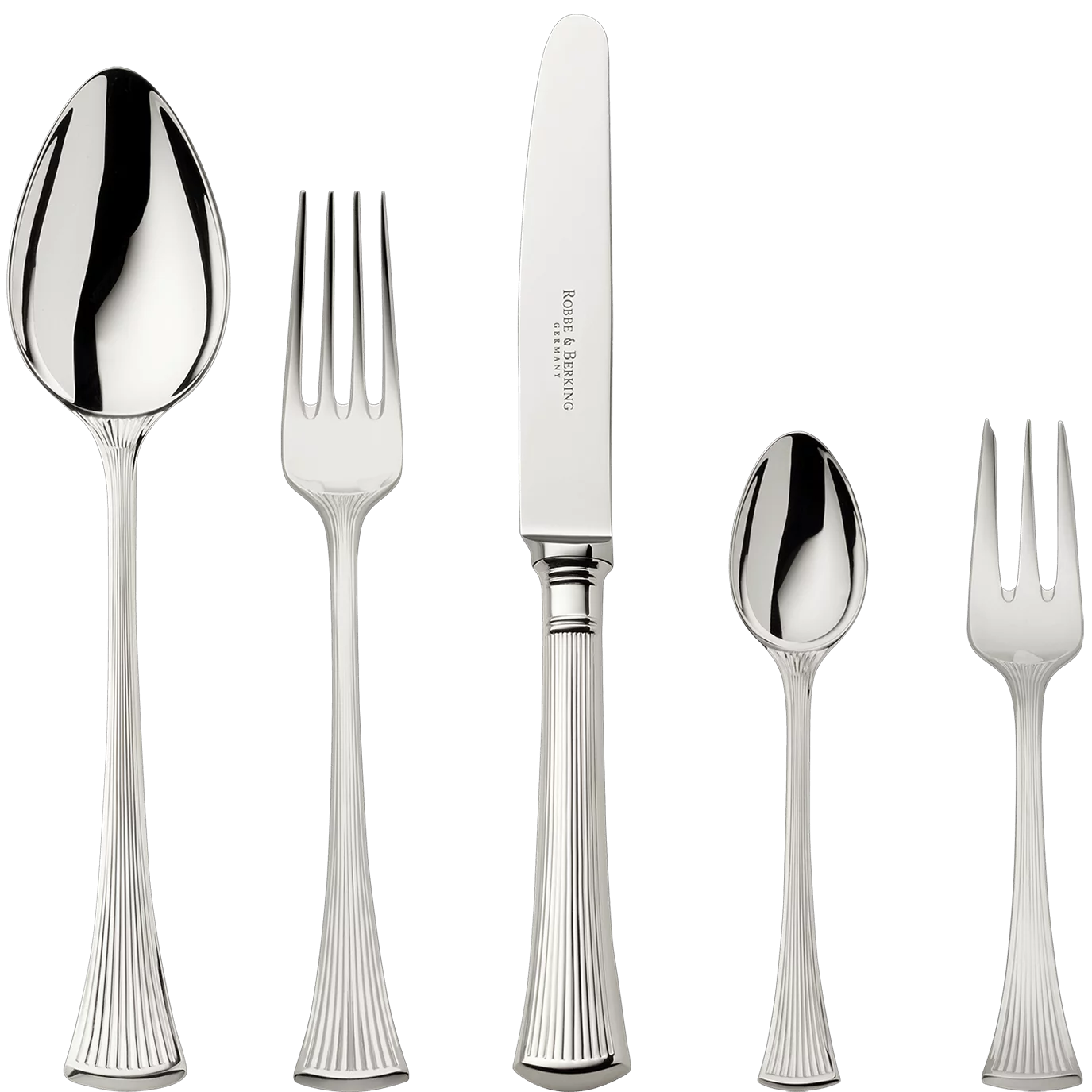 Avenue 5-piece place setting (150g massive silverplated)