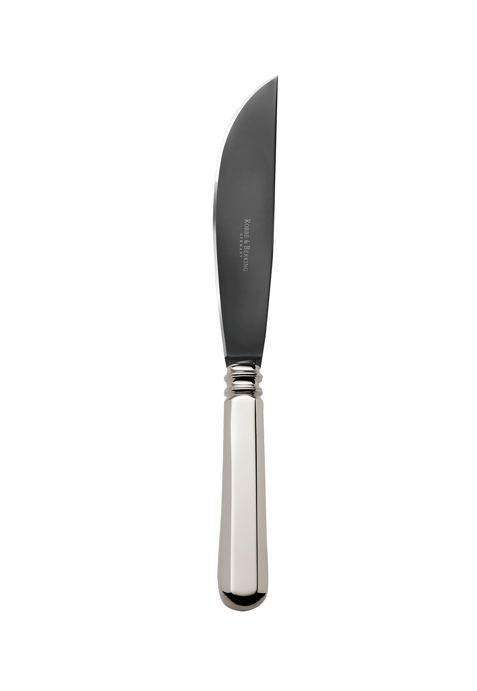 Alt-Spaten Carving Knife Frozen Black (150g massive silverplated)