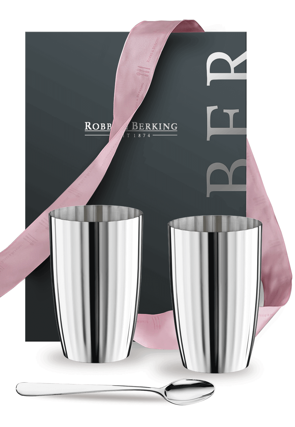 Robbe & Berking Belvedere Longdrink-Geschenkset (90g versilbert)