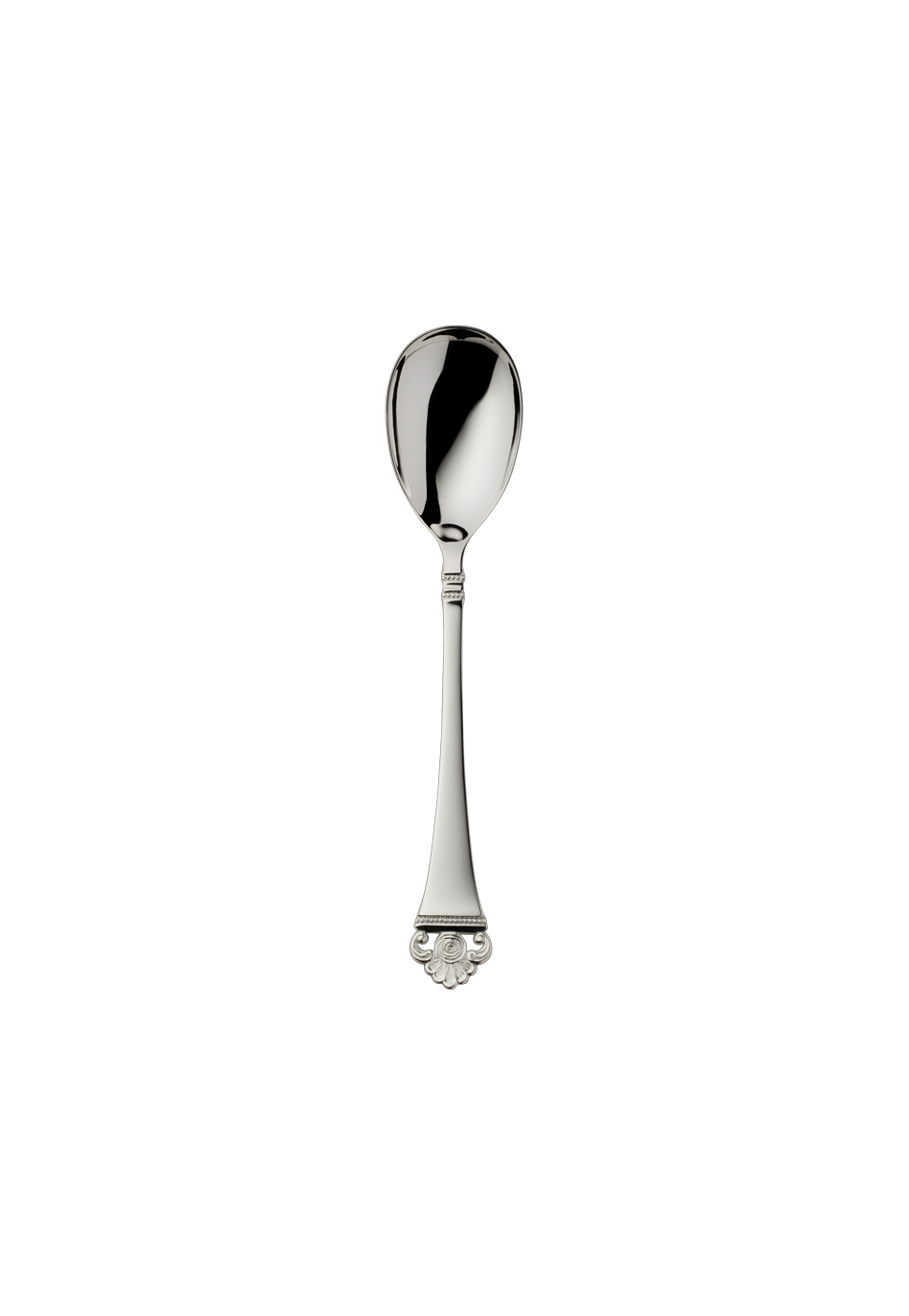 Rosenmuster Ice-Cream Spoon (150g massive silverplated)