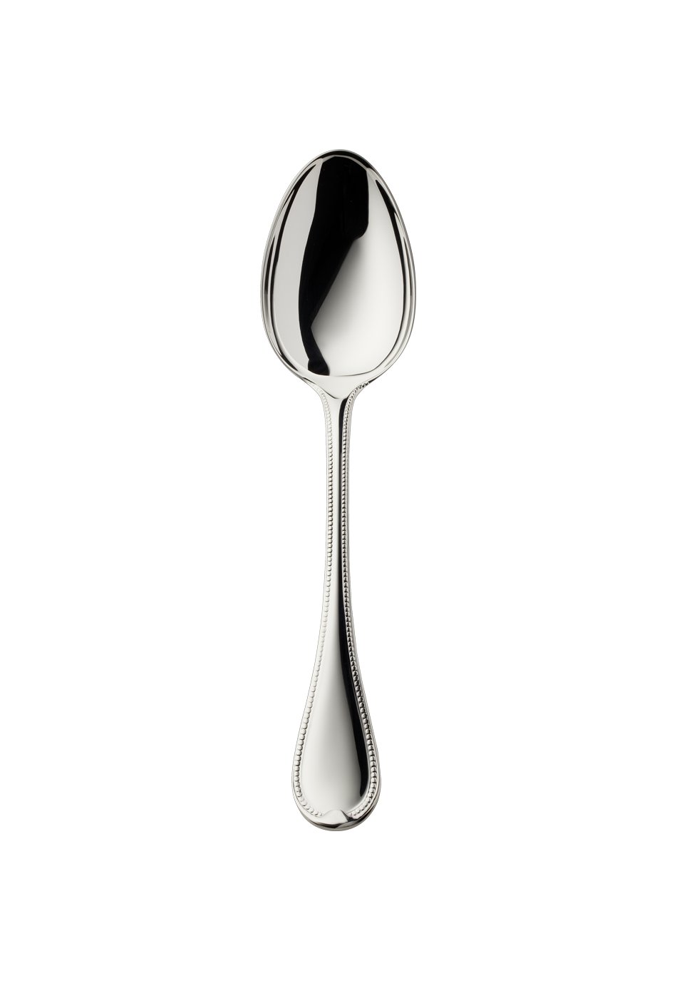 Französisch-Perl Menu Spoon (150g massive silverplated)