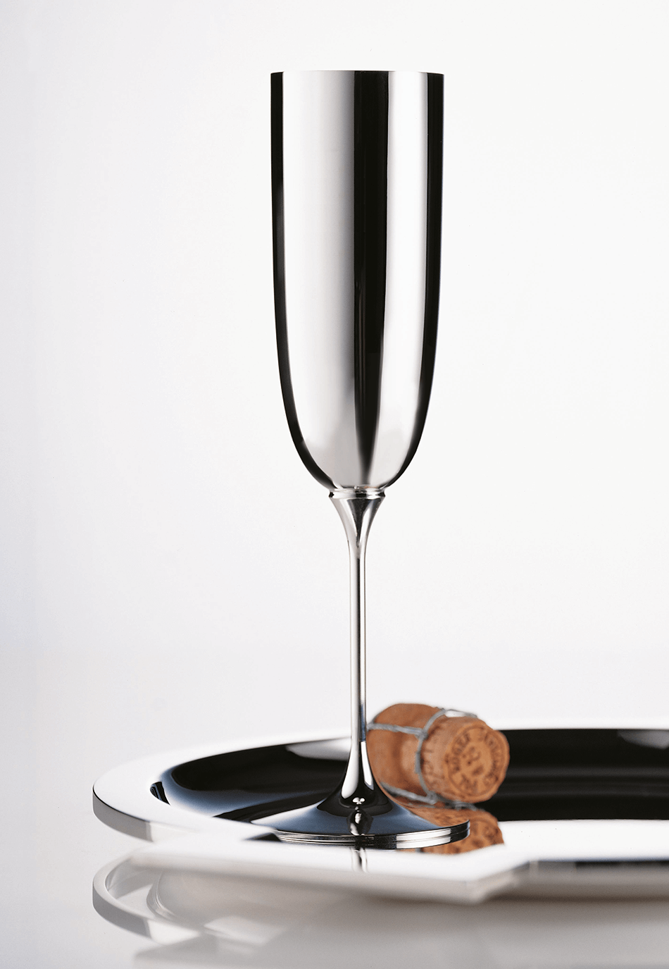 Alta Champagne Flute (925 Sterling Silver)