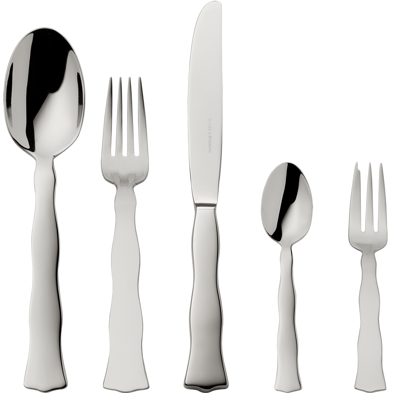 Lago 5-piece place setting (18/8 stainless steel)