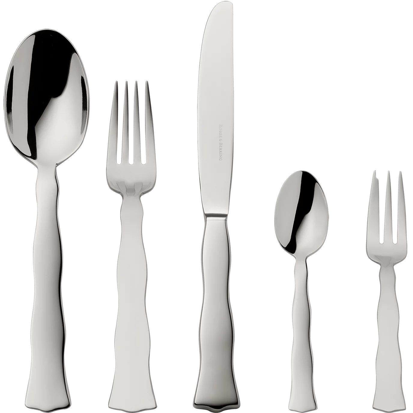 Lago 5-piece place setting (18/8 stainless steel)