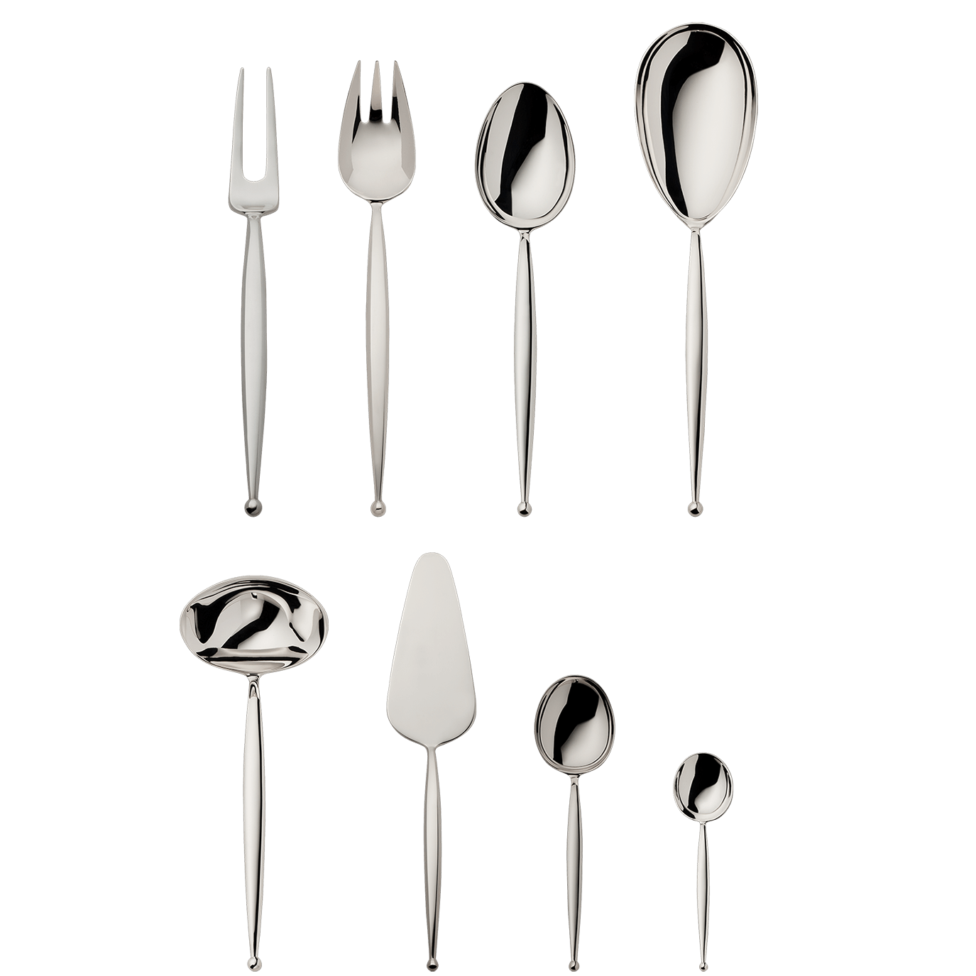 Gio 9-piece set (925 Sterling Silver)