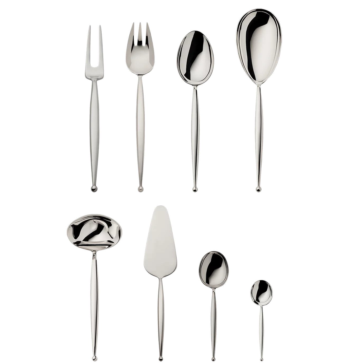 Gio 9-piece set (925 Sterling Silver)