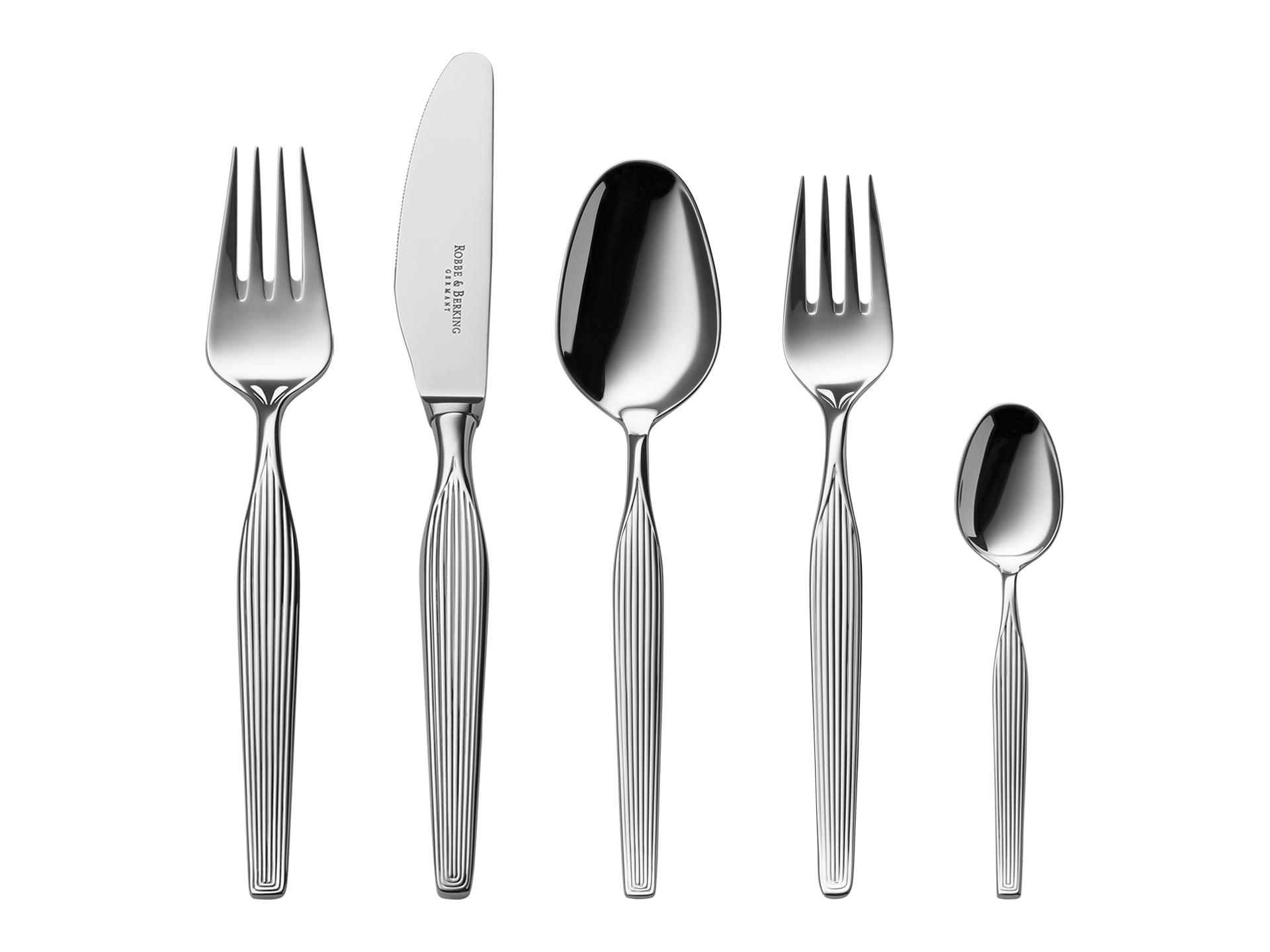 Metropolitan 5-piece place setting (150g massive silverplated)