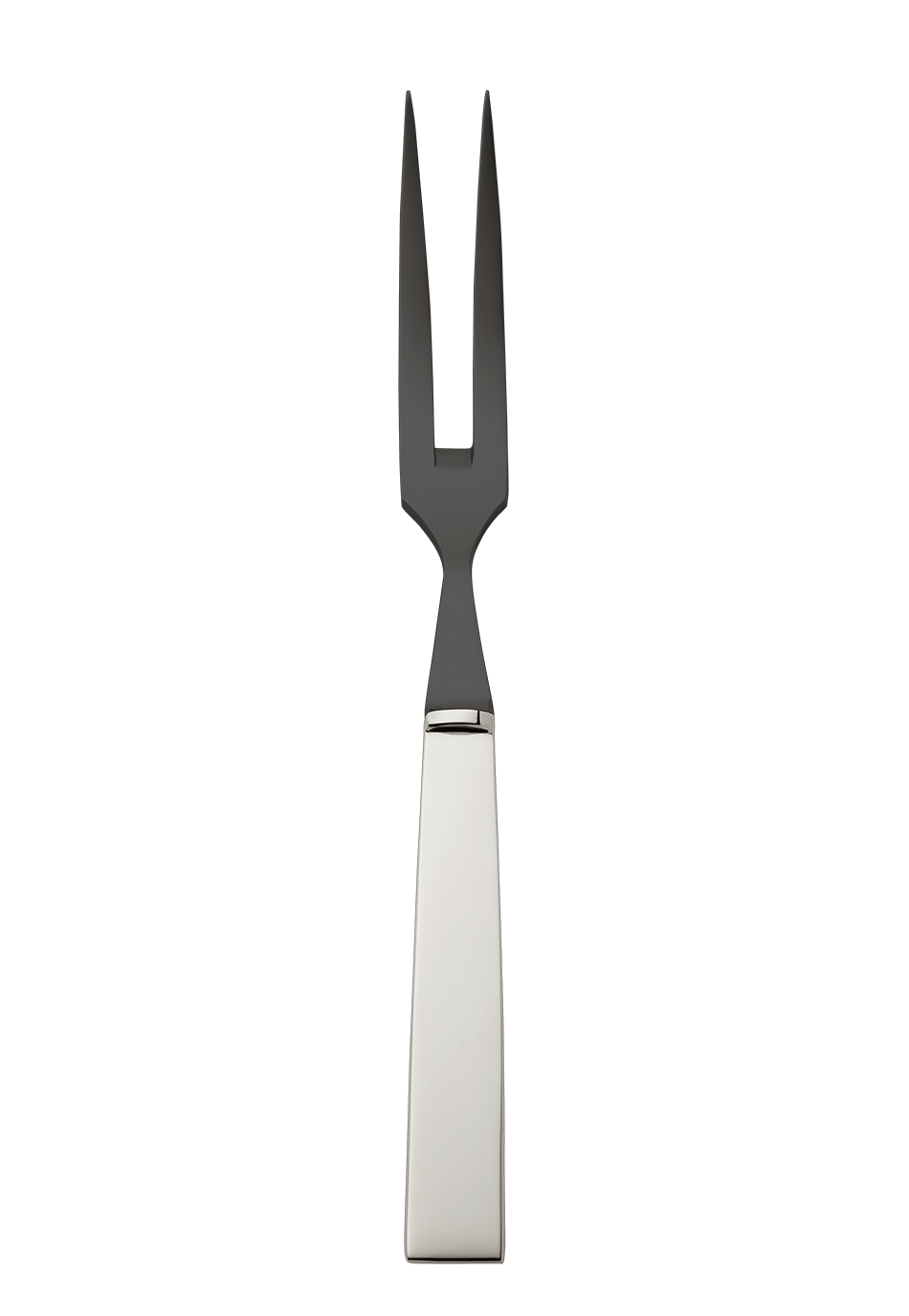 Riva Carving Fork Frozen Black (150g massive silverplated)