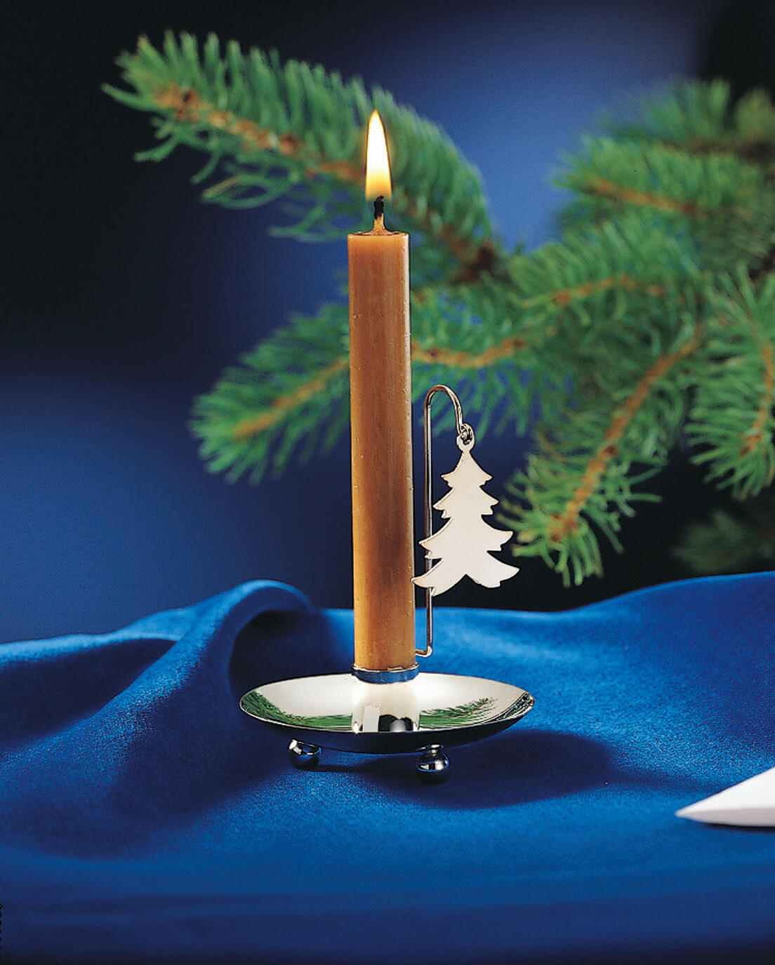 Table Candlestick Christmas Tree (925 Sterling Silver)