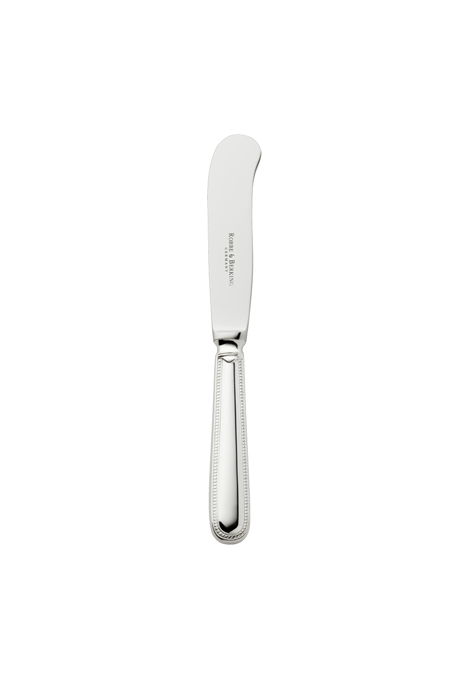 Französisch-Perl Butter Knife (150g massive silverplated)