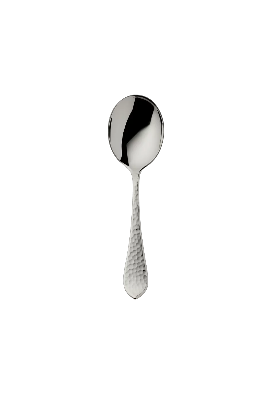 Martelé Cream Spoon (Broth Spoon) (925 Sterling Silver)